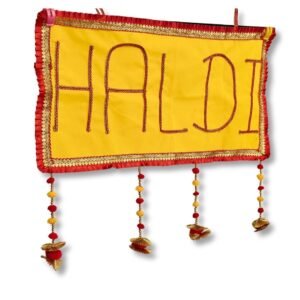 HALDI Banner Yellow & Red Velvet
