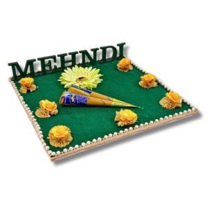 Mehendi Thali deccorated