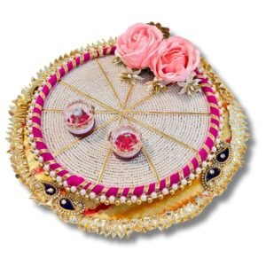 Premium Roses Ring Plate for Engagement Ceremony