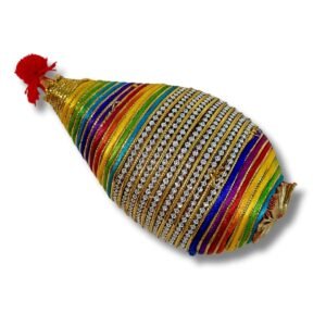 Decorated Shriphal Multicolor with Diamond work