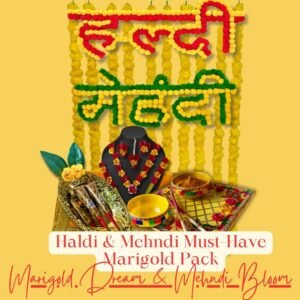 Haldi & Mehendi Must Have Marigold Pack
