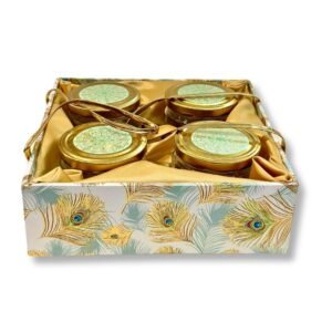 Box with 4 Bottles Gift Dry fruit