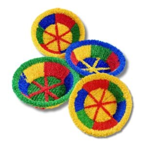 Multicolour Fruit Gift Basket (Pack of 4)