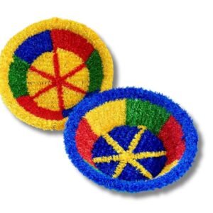 Multicolour Fruit Gift Basket (Pack of 2)