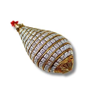 Decorated Shriphal Golden and Silver