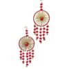 Red Pompom - Wall Hanging (Pack of 2)