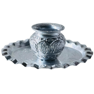 German Silver Kalash with Thali