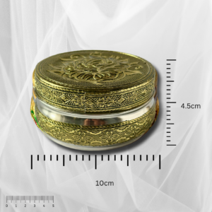 Copper finish steel dabba