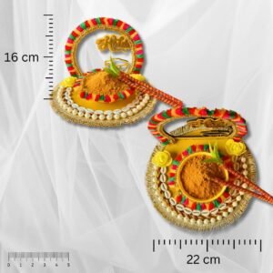 Decorated Haldi Tray for Haldi function