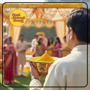 Decorated Haldi bowl under 500