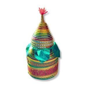 Decorated Nariyal and Kalash of paper