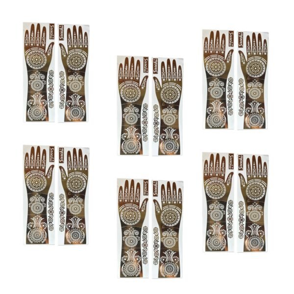 Full hand mehendi stencil DIY mehendi ideas