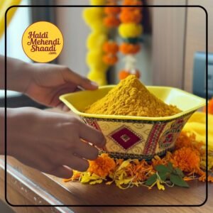 Haldi decoration items