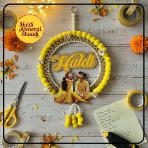 Haldi function decoration items