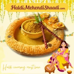 Haldi thali for Haldi Function