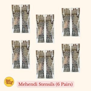 Henna sticker for women in mehendi function in shaadi