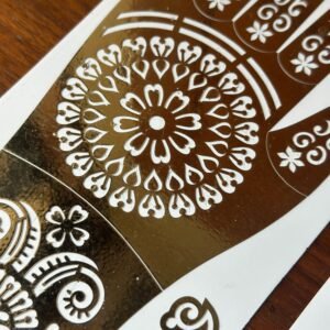 Henna sticker stencil reusable for nikah eid