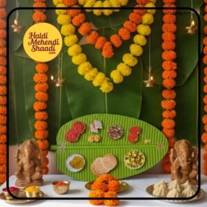 Kelapan banner board with food images rukhwat itmes