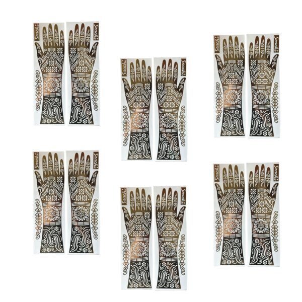 Mehendi aunty sticker full hand in bulk