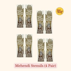 Mehendi easy to use Stencil sticker