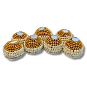 Golden Decorated Saptapadi Supari for Wedding & Pooja Ceremonies