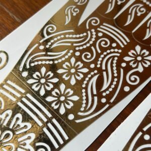 Stickers for mehendi design, beautiful delicate design