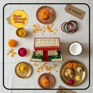 Wedding decor for maharashtrian bride shaadi ka sajawat ka saaman