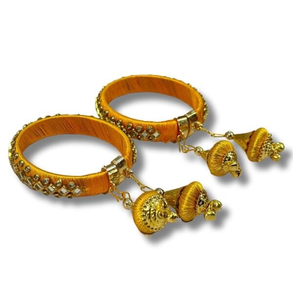 Yellow Bangles for Haldi