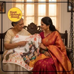 Silk antarpat wedding cloth telugu maharastrian Gujrati and other state wedding ceremony