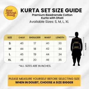 HALDI MEHENDI SHAADI Short Cotton Kurta for Men Mandarin Collar, Full Sleeves | Perfect Traditional Ethnicwear for Weddings, Haldi, Diwali, Pooja, Festivals (Large, Mango Yellow) - PT01