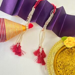 Shriphal Mandodi Haldi Platter Combo for Bride & Groom | Fancy Decorative Wedding Functions Items - HA22