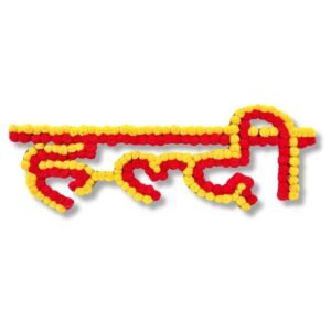 Haldi Name Board in Hindi Banner (MDF) Props Backdrop Marriage Function Stage | North Indian Hindu Marathi Wedding Decorations - HA34